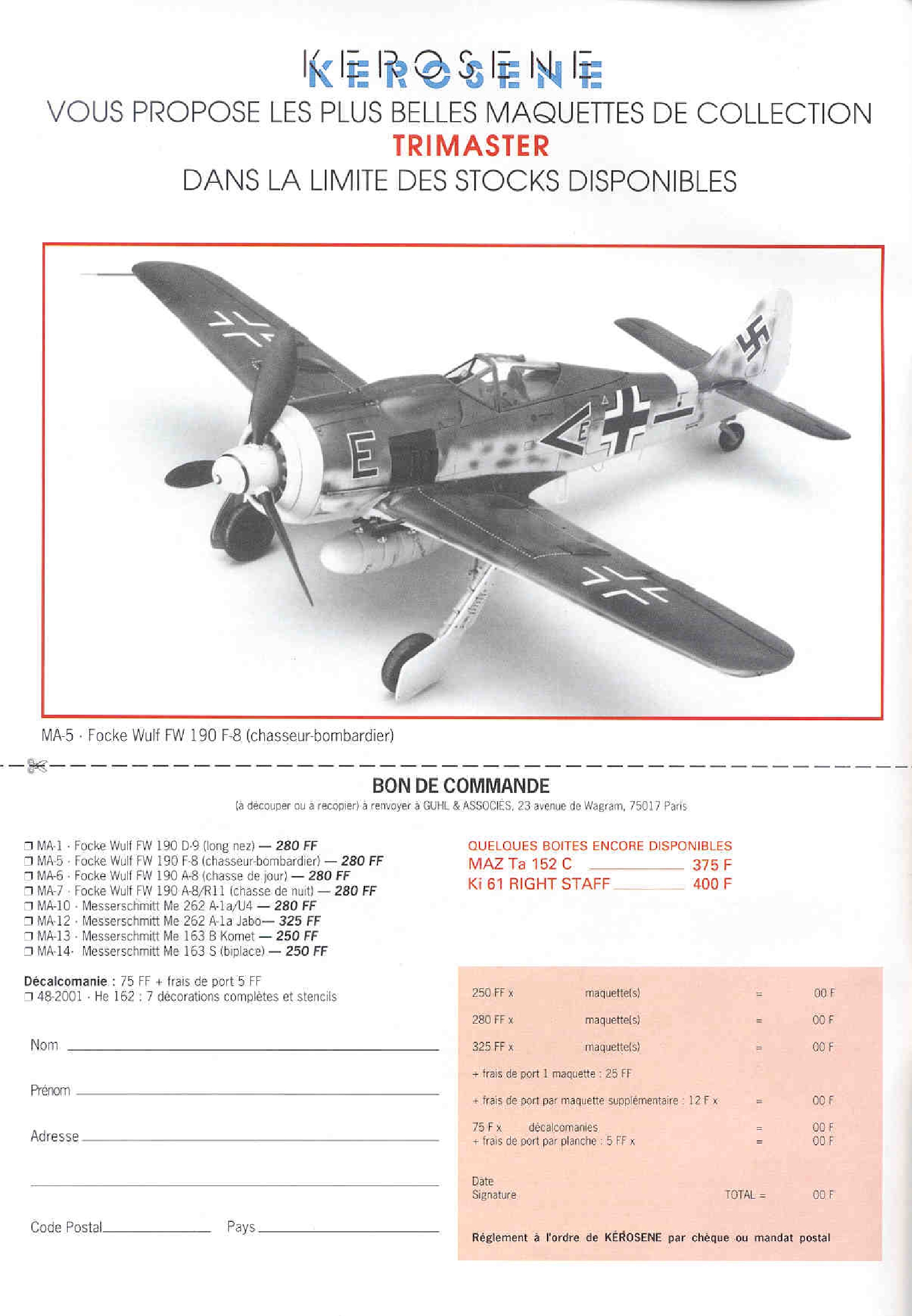 Replic 002 - Ki-61, F-4G Phantom II